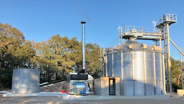 Installation chaudière à biomasse