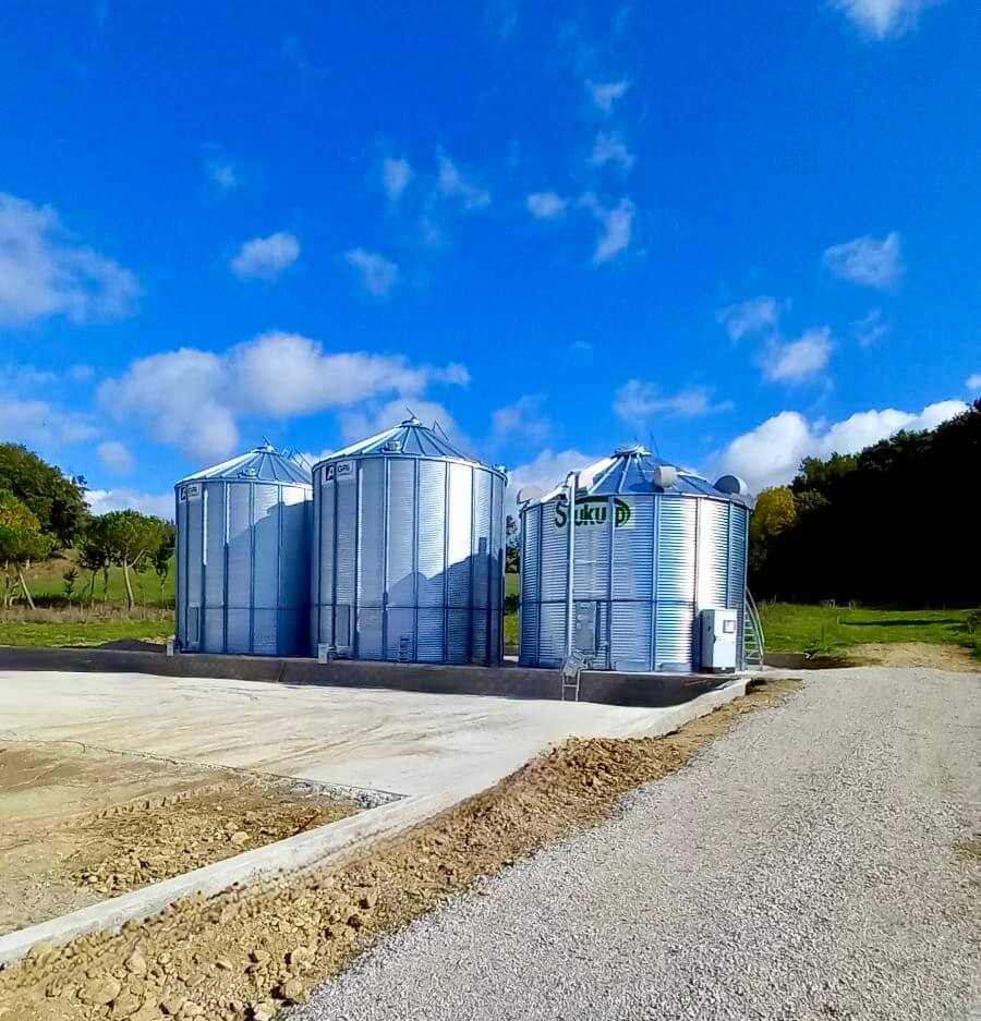 gagner vis Brandt chargement grains agriconsult installation silos silo céréale céréales tracteur cellule sécheuse SUKUP