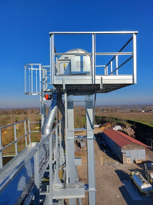 fosse genie civil simplifié installation pellets pellet granules granulés de bois