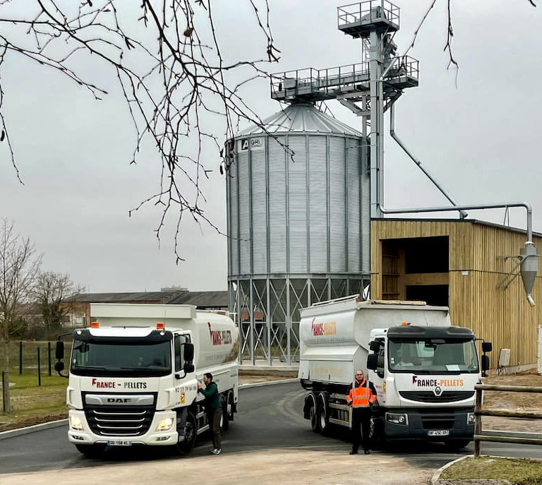 distribution de pellets silo stockage pellet pellets granulés granulé granules granule silos france pellets vrac camion présentation agriconsult