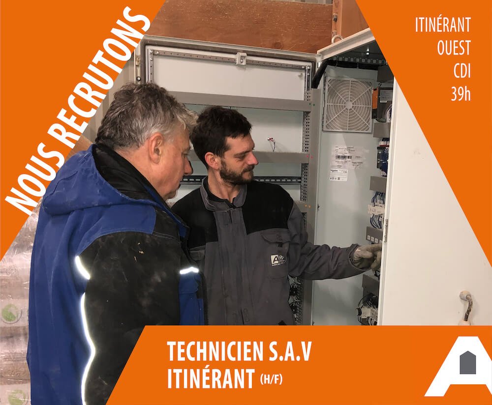 Recrutement agriconsult technicien itinérant SAV OUEST 2022 technique autonome grand air mise en service dépannage câblage électricité entretien préventif