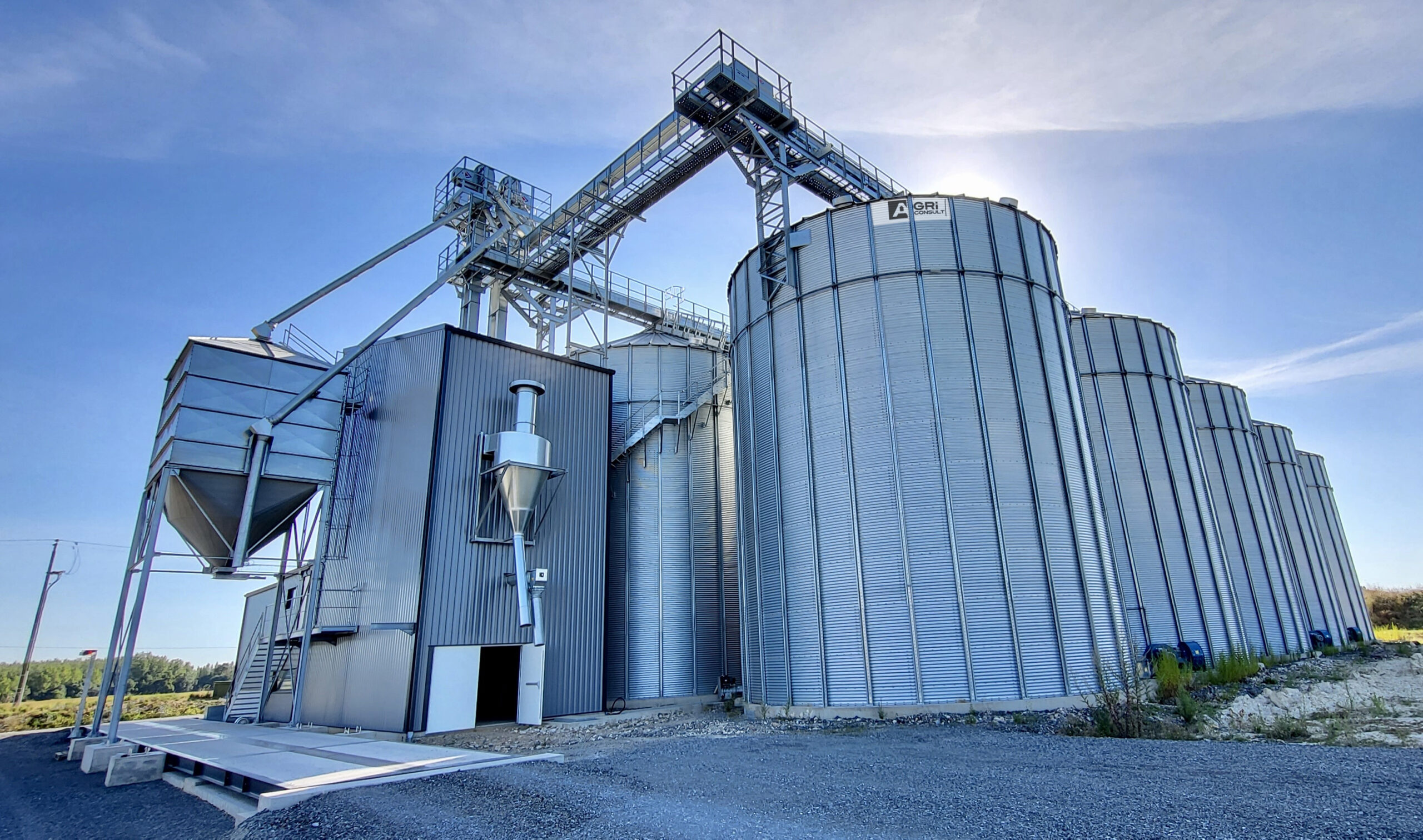 dépoussièreur cyclone grain céréales agriconsult boisseau installation complète silos