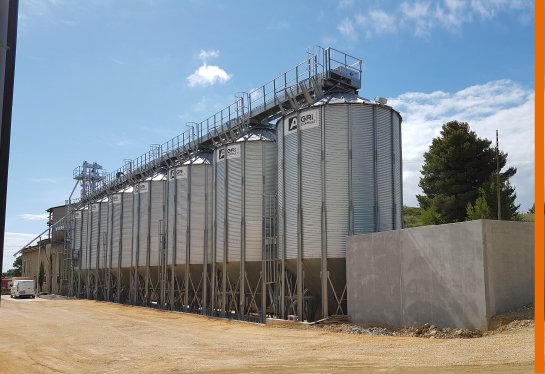 SILO FOND CONIque installation