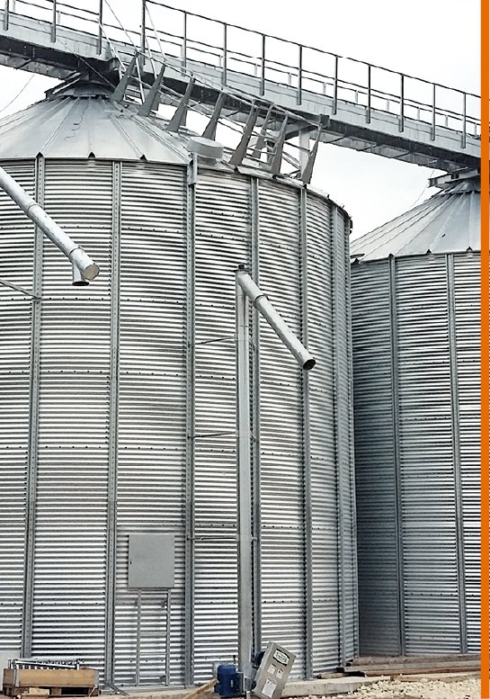 vidance des silos à fond plat de stockage pour céréales ou industrie