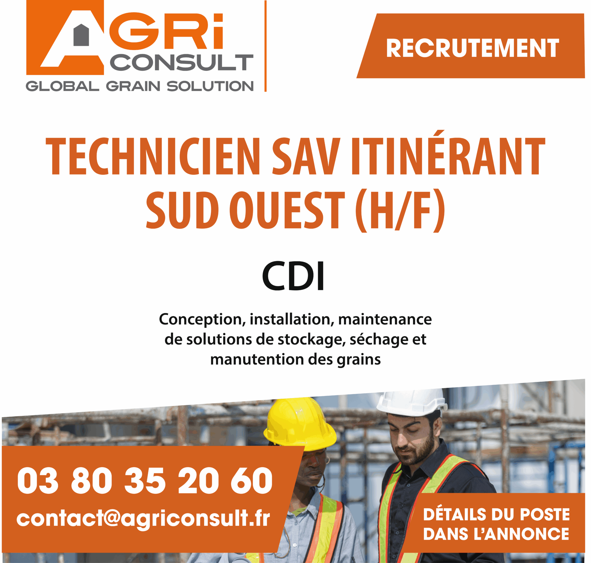 Vignette - recrutement technicien SAV Sud Ouest